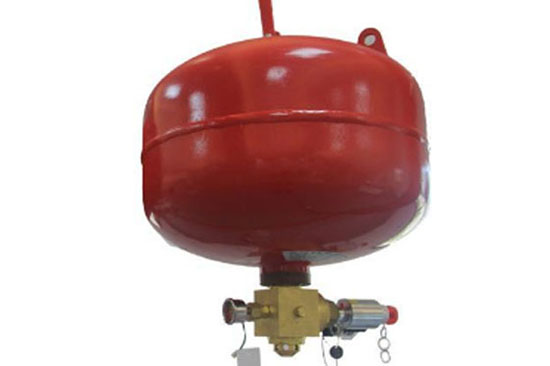 懸掛式七氟丙烷自動滅火裝置的滅火原理