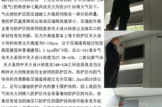 圖書館氣體滅火