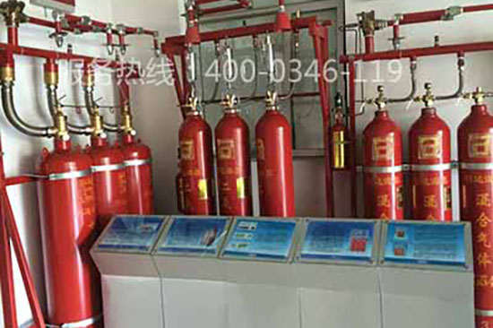 清華大學動力車間氣體滅火施工