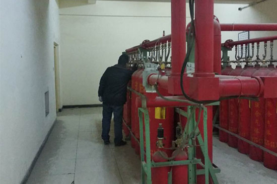 七氟丙烷氣體滅火系統調試