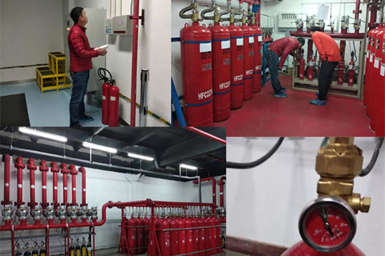 七氟丙烷氣體滅火系統裝置常見注意事項